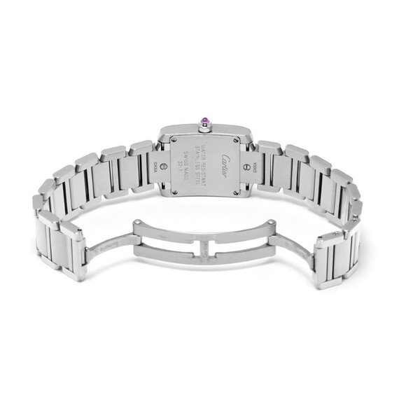 CARTIER Tank Francaise SM W51028Q3 Pink shell Ladies Watches quartz Used Ginzo - Picture 5 of 5